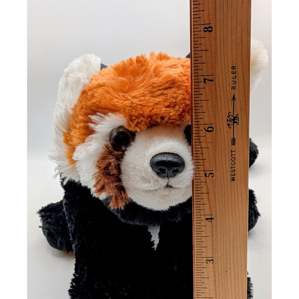 Wild Republic Red Panda Plush Stuffed Animal Realistic Orange Black 12 Inch - Picture 8 of 8